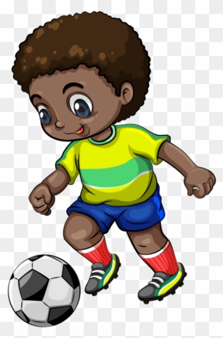 Фотки Sports Clips, Community Helpers, Kids Sports, - African Kids Drawing - Png Download