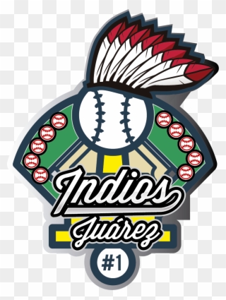 All The Way From South Of The Border - Indios Baseball Clipart
