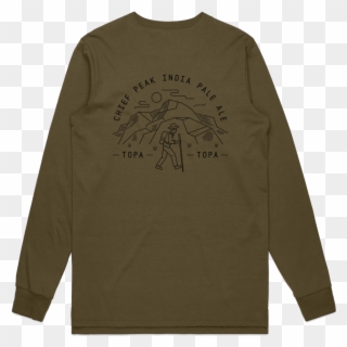 Chief Peak Ipa Longsleeve Tee - Long-sleeved T-shirt Clipart