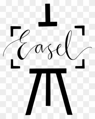 Let The Beauty You Love, Be What You Do - Easel Clipart