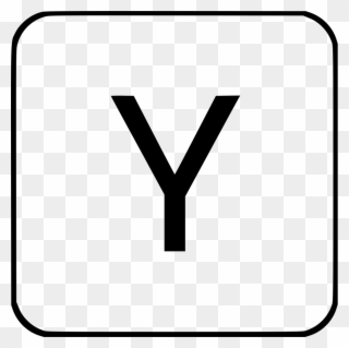 Y Latin Alphabet Virtual Keyboard Uppercase Letter Clipart