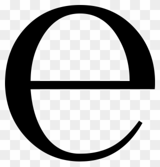 Letter E Png - Small And Capital Letter E Clipart