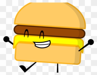 Burger Clipart Bfdi - Hamburger - Png Download