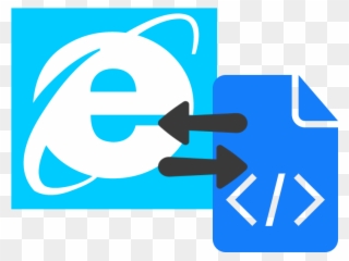 Change “view Source” Editor In Internet Explorer And - Explorer Spoof Logo Internet Clipart
