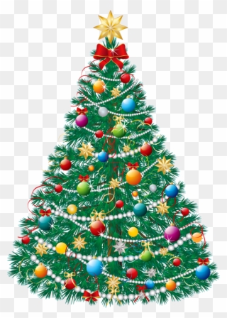 Christmas Lights Png - Beautiful Christmas Tree Clipart