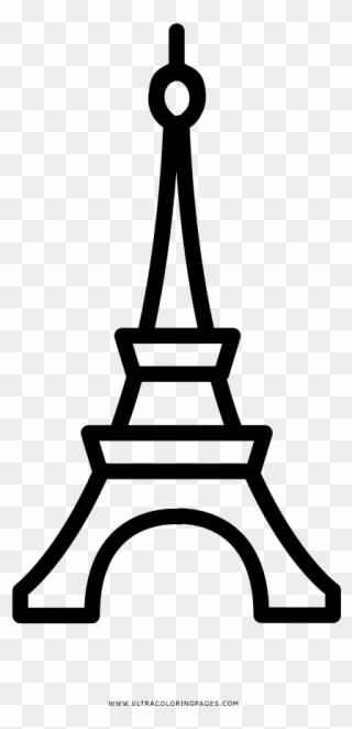 Dibujos Torre Eiffel De Paris Sketch Coloring Page - Paris Icon Png Clipart