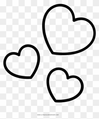 Valentinstag Ausmalbilder - Heart Clipart