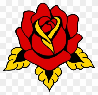 Bloom And Rose Logo - Hybrid Tea Rose Clipart