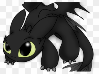 Little Dragon Clipart Easy Dragon - Toothless Sticker - Png Download