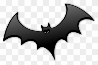 Batmans Geschwister Fledermausführungen Auf Schloss - Halloween Big Bats Clipart
