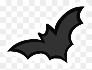 Club Penguin Bat Pin Clipart
