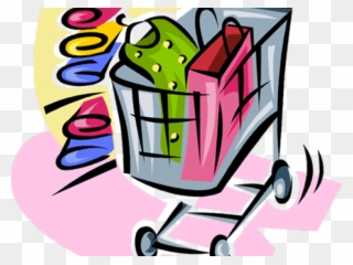 Trolley Clipart Online Shopping - Png Download