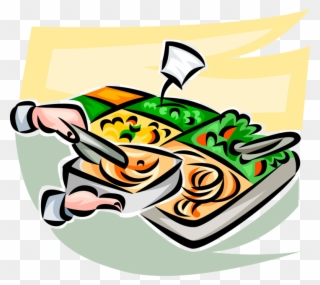 Image Library Download Food Bar Image Illustration - Salad Bar Clip Art - Png Download