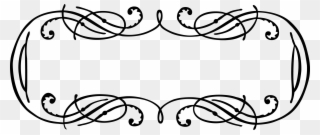 Calligraphy Vector Png Picture - Border Calligraphy Designs Png Clipart