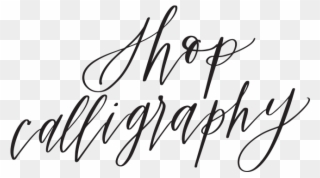 Lulu And Roo Design Footer Shop Calligraphy New - Calligraphy Clipart