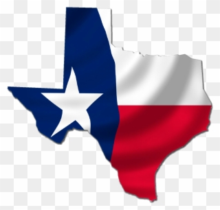 Founded In Texas - Outline State Of Texas Png Clipart