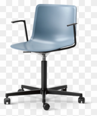 Blue Chair With Arms - Chair Clipart
