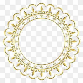 Gold Frame Border Png - Золотые Рамки Clipart