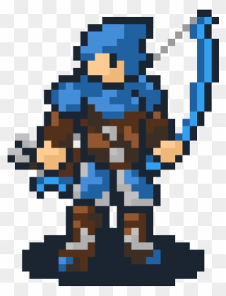 [oc] An Archer - Fire Emblem Archer Pixel Art Clipart