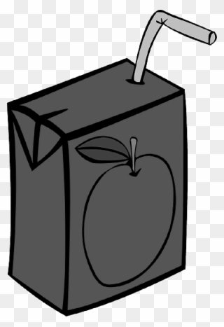 Apple Juice Box Cartoon - Juice Box Clipart