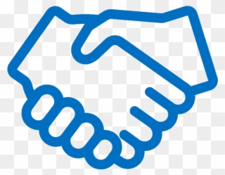 Hand-blue2 - Agreement Vector Clipart