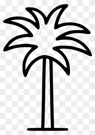 Palm Tree Comments - Palm Tree Png Icon Clipart