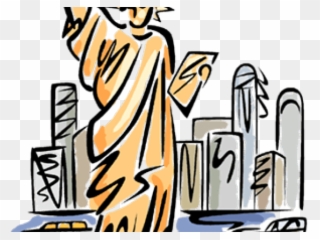 Statue Of Liberty Clipart Small - New York City Clip Art - Png Download