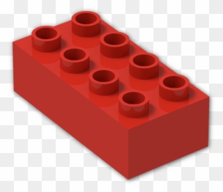 Duplo X Bright - Lego Duplo Red Block Clipart