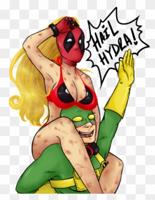 Hail Hydra - Image - Lady Deadpool And Bob Clipart