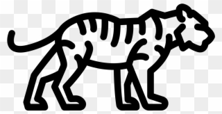 My Marvelous Website - Bengal Tigers Outline Clipart