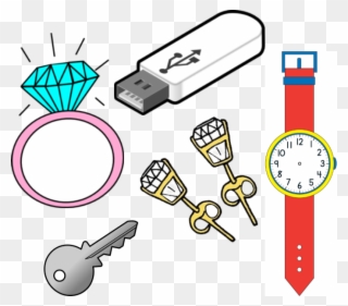 We Have A Collection Of Small Items In The Office Glasses, - Adata Usb Flash Drive Icon Clipart
