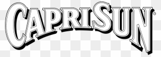 Caprisun Logo Black And White - Capri Sun Clipart