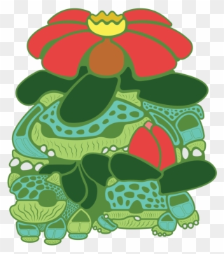 Bulbasaur Family Sticker Clipart