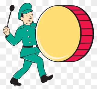 594 X 546 2 0 - Person Beating A Drum Clipart