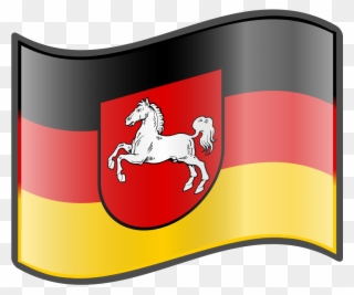 Lower Saxony Flag - Niedersachsen Wappen Clipart