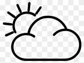 Partly Cloudy Clipart - Weather - Png Download