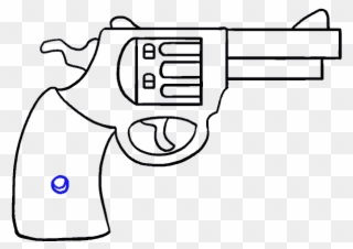 Cartoon Gun - Easy Cartoon Gun Drawing Clipart