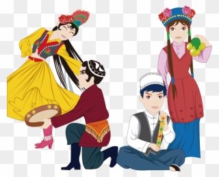 Culture Clipart Different Ethnic Group - Uyghurs - Png Download