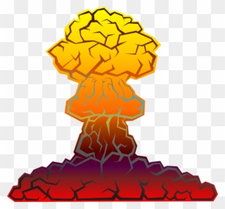 Nuclear Warfare Nuclear Weapon Nuclear Explosion Bomb - Nuclear Explosion Clip Art - Png Download