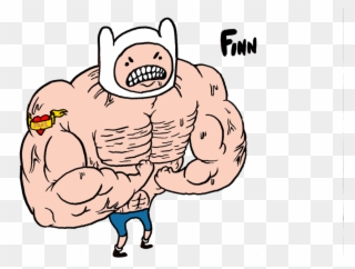 Buff Person Cliparts - Buff Cartoon Characters - Png Download