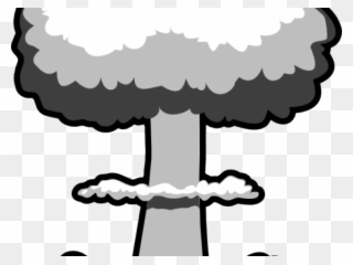 Bomb Clipart Carton - Mushroom Cloud Clipart - Png Download