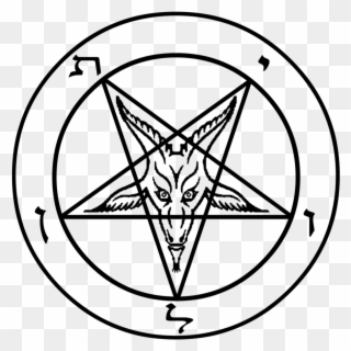 Clip Art Library Stock Transparent Devil For - Pentagram Goat Head - Png Download