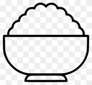 Bowl Of At Getdrawings Com Free For - Bowl Of Rice Vector Clipart
