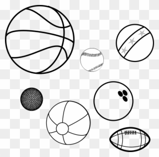Png Freeuse Library Game Cliparts Shop Of - Coloring Picture Of Ball Transparent Png