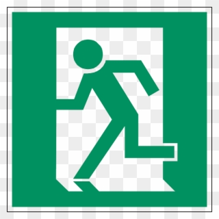 Emergency Exits Are A Must, In Case Of Fire Breakouts - Salida De Emergencia Vector Clipart