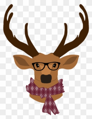 Google Search Starbucks, Hipster, Deer, Hipsters, Mule - Hipster Animal Transparent Png Clipart