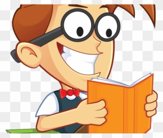 Original - Animated People Reading Clipart
