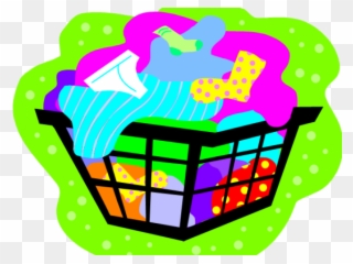 Basket Clipart Clothing - Changing Clothes Clipart - Png Download
