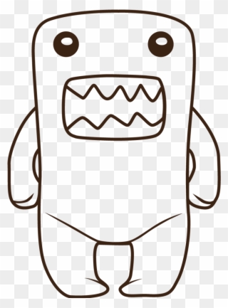 Images For Domo Nerd Coloring Pages - Domo Coloring Page Clipart