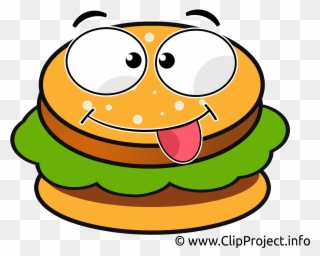 Hamburger Clipart Gratuit Dessin Images - Hamburger Clipart With Face - Png Download
